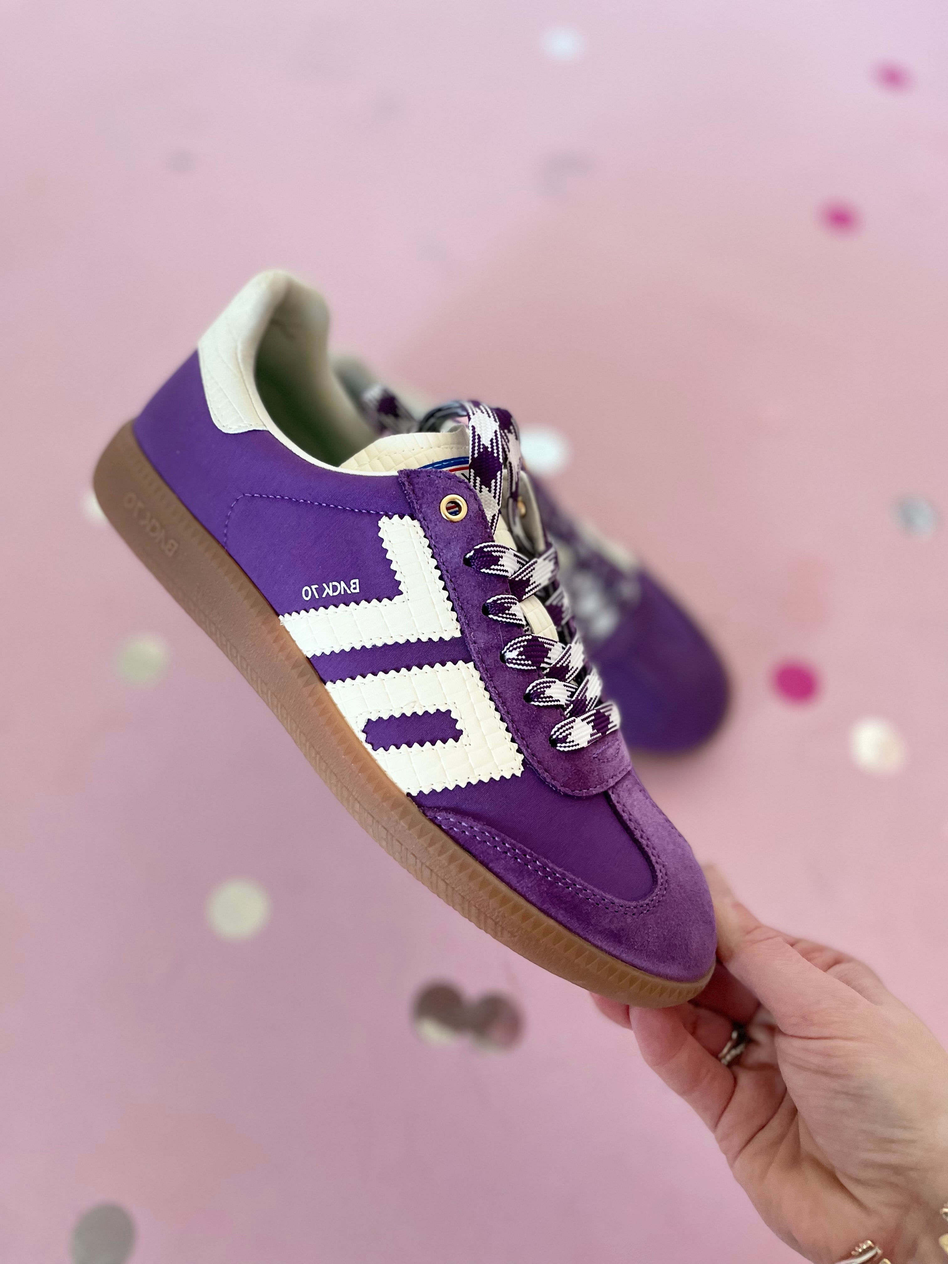 BACK70 Ghost Sneaker in Purple Milk - Be You Boutique