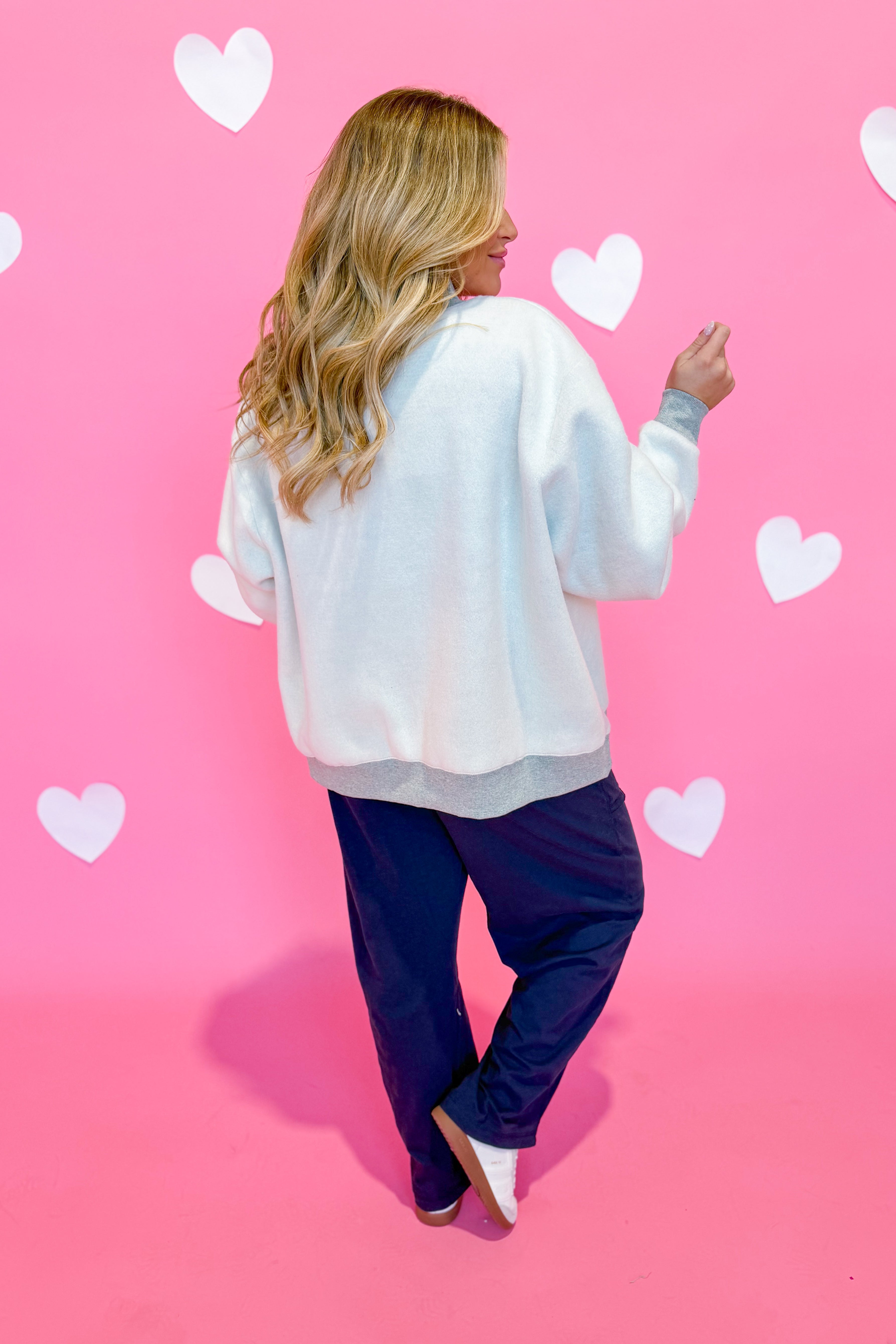 WRSHP Reversible Mock Neck Sweatshirt - Be You Boutique