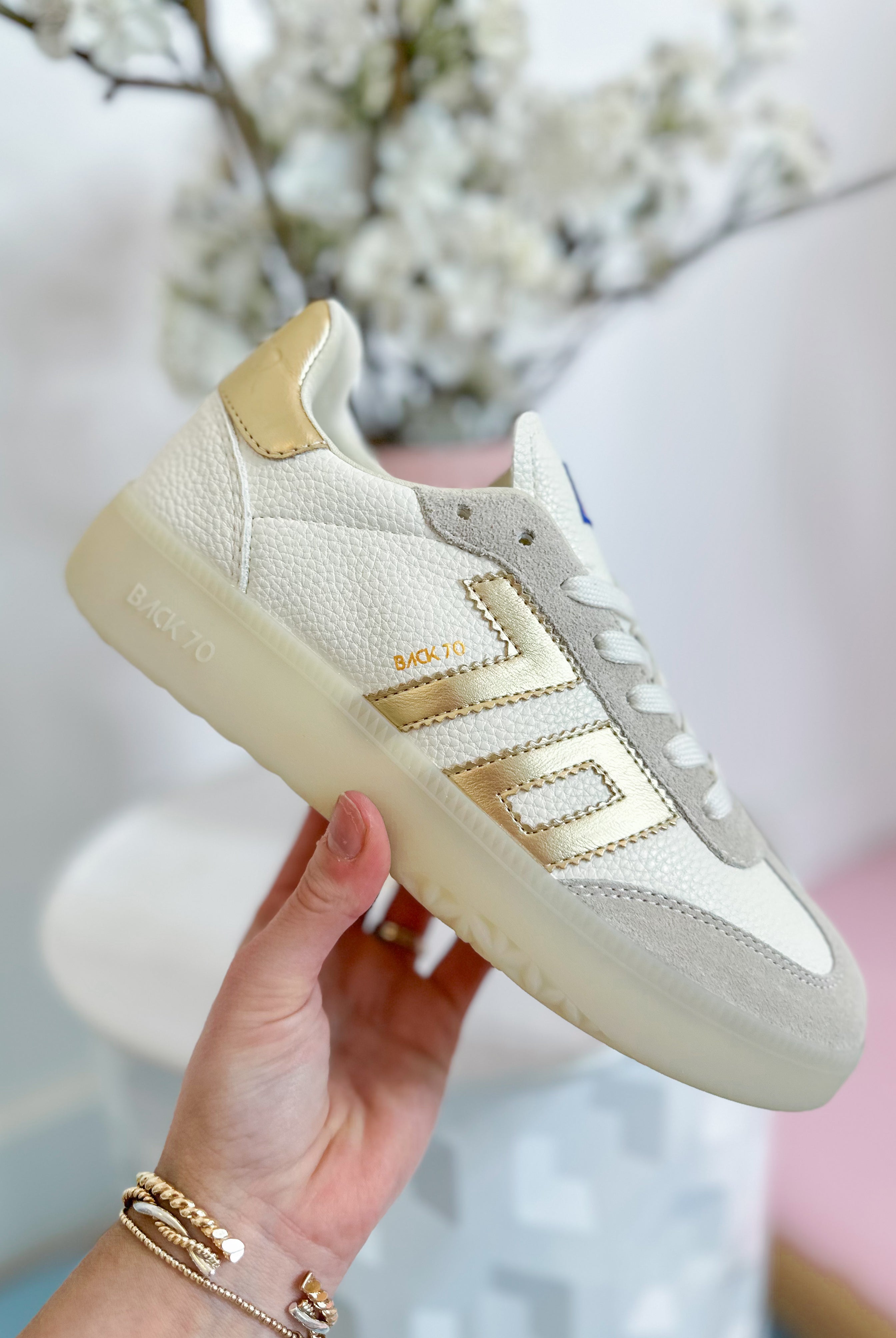 BACK70 Boston 2502 Sneaker in Gold - Be You Boutique
