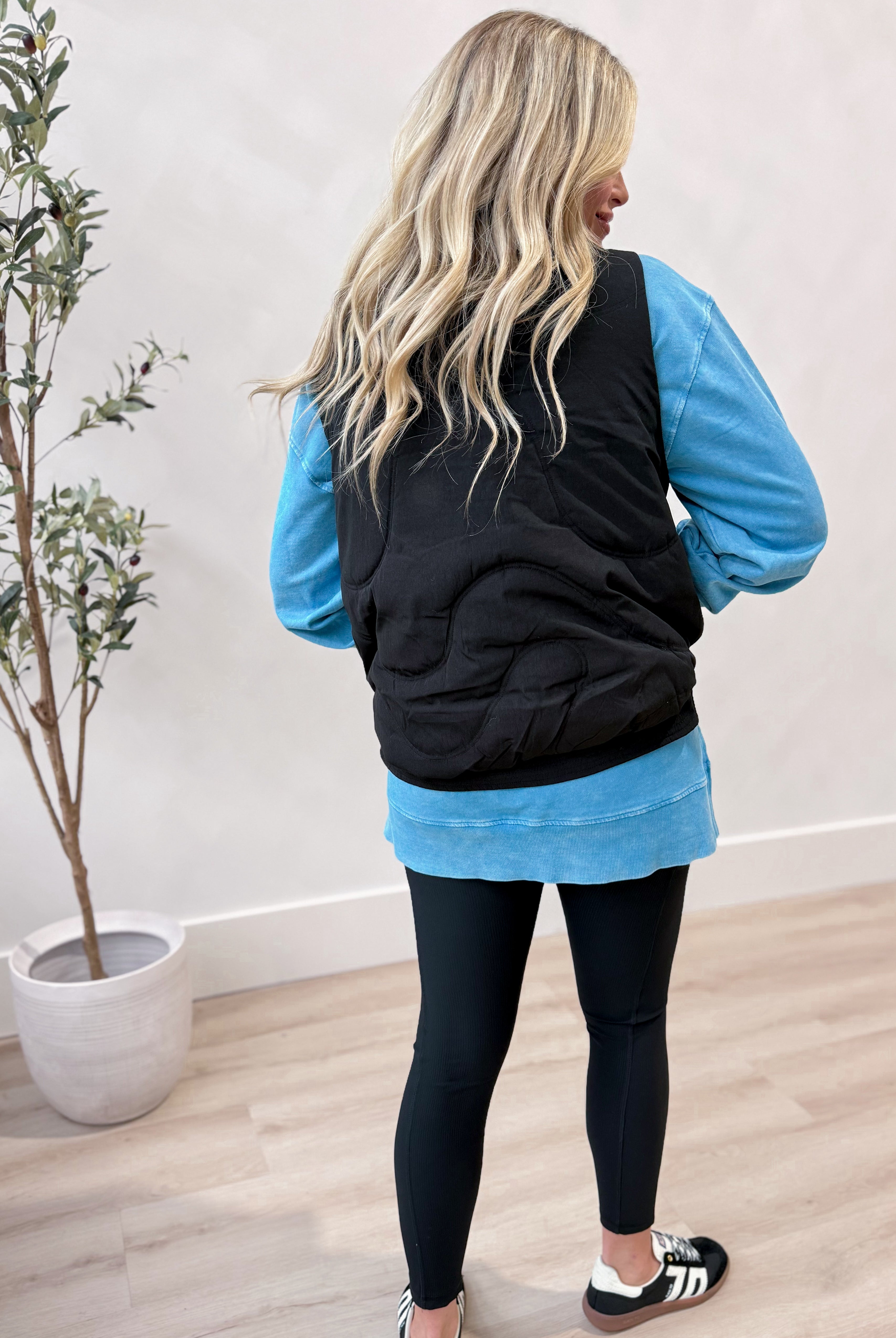 Abby Quilted Puffer Vest - Be You Boutique