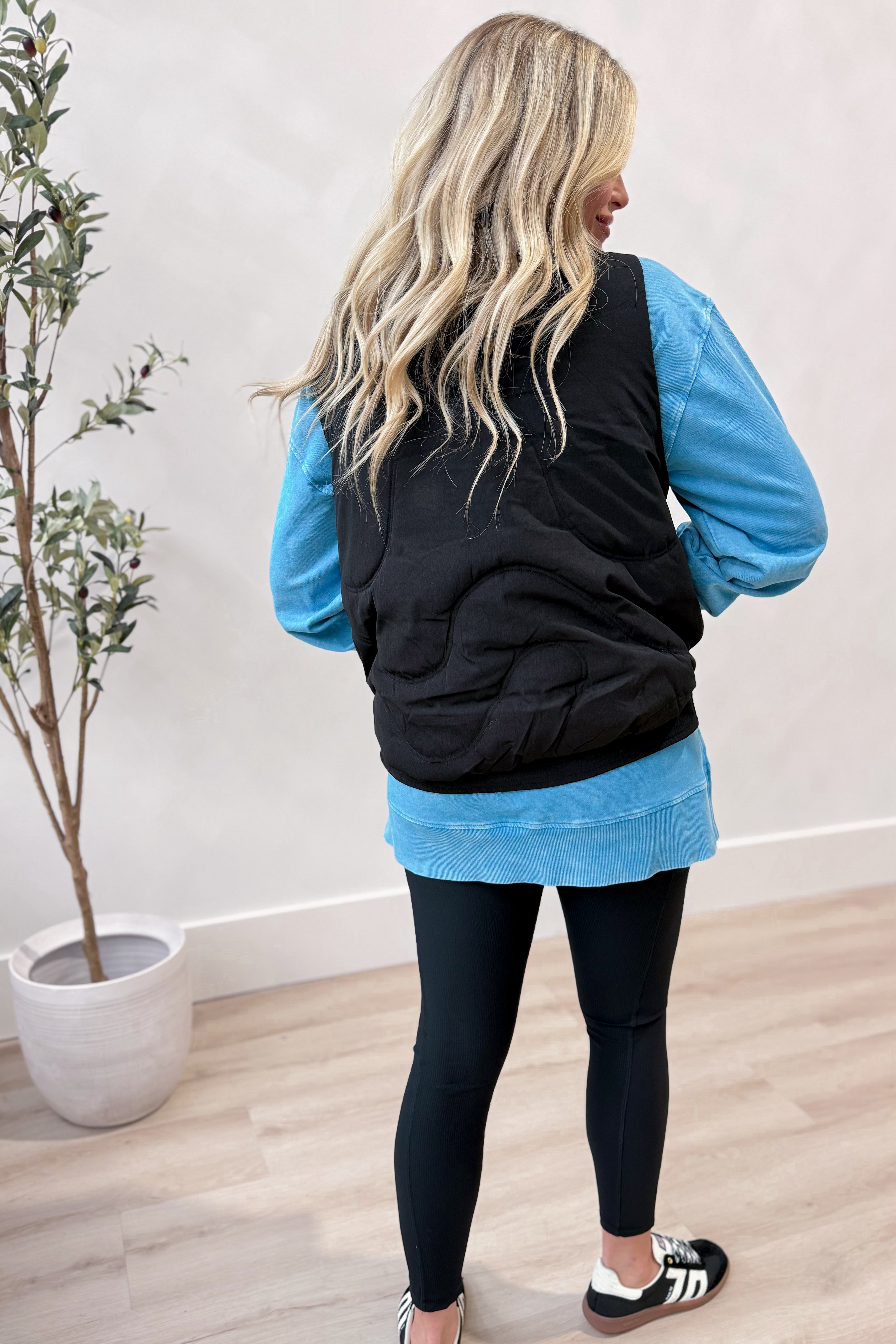 Abby Quilted Puffer Vest - Be You Boutique