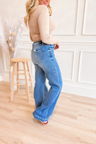 Risen Oscar High Rise Tummy Control Wide Adjustable Jean - Be You Boutique