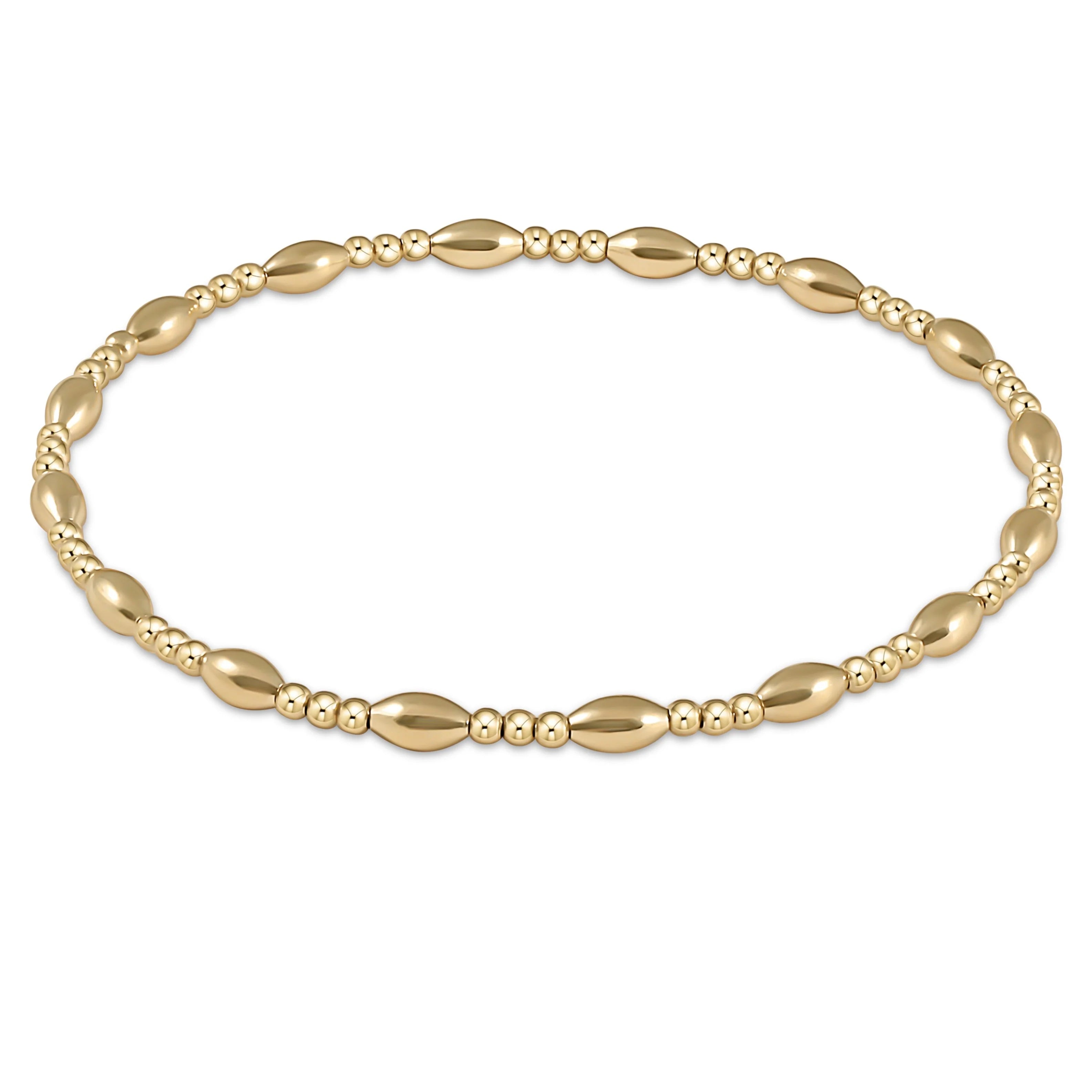 Enewton 2mm Harmony Sincerity Gold Bead Bracelet - Be You Boutique