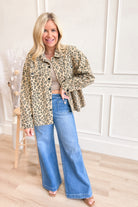 Laura Animal Print Collared Shacket - Be You Boutique