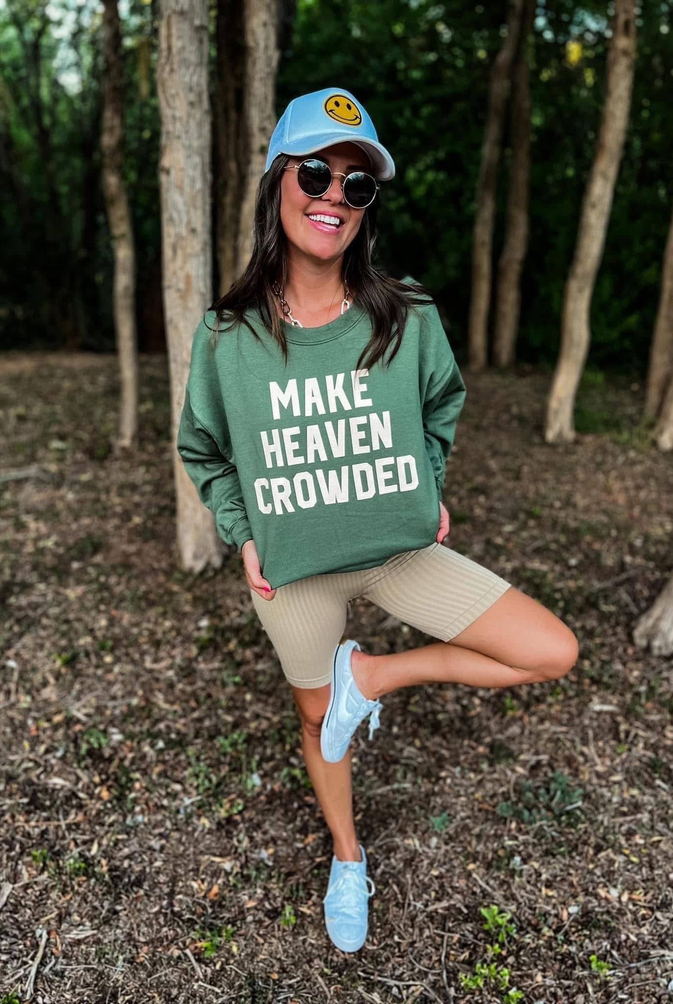 **PRE ORDER**Make Heaven Crowded Crewneck Sweatshirt - Be You Boutique