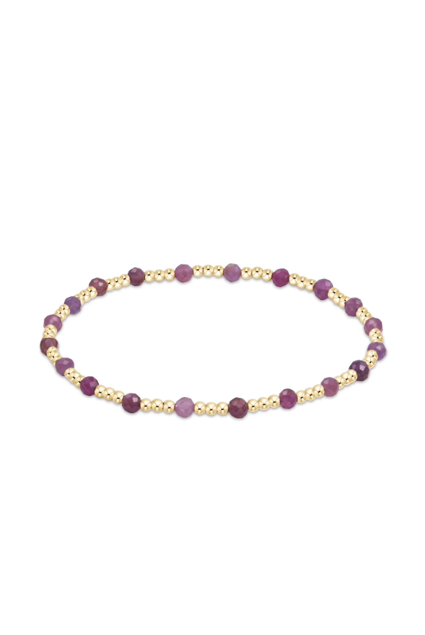 Enewton Ruby Gemstone 3mm Gold Sincerity - Be You Boutique