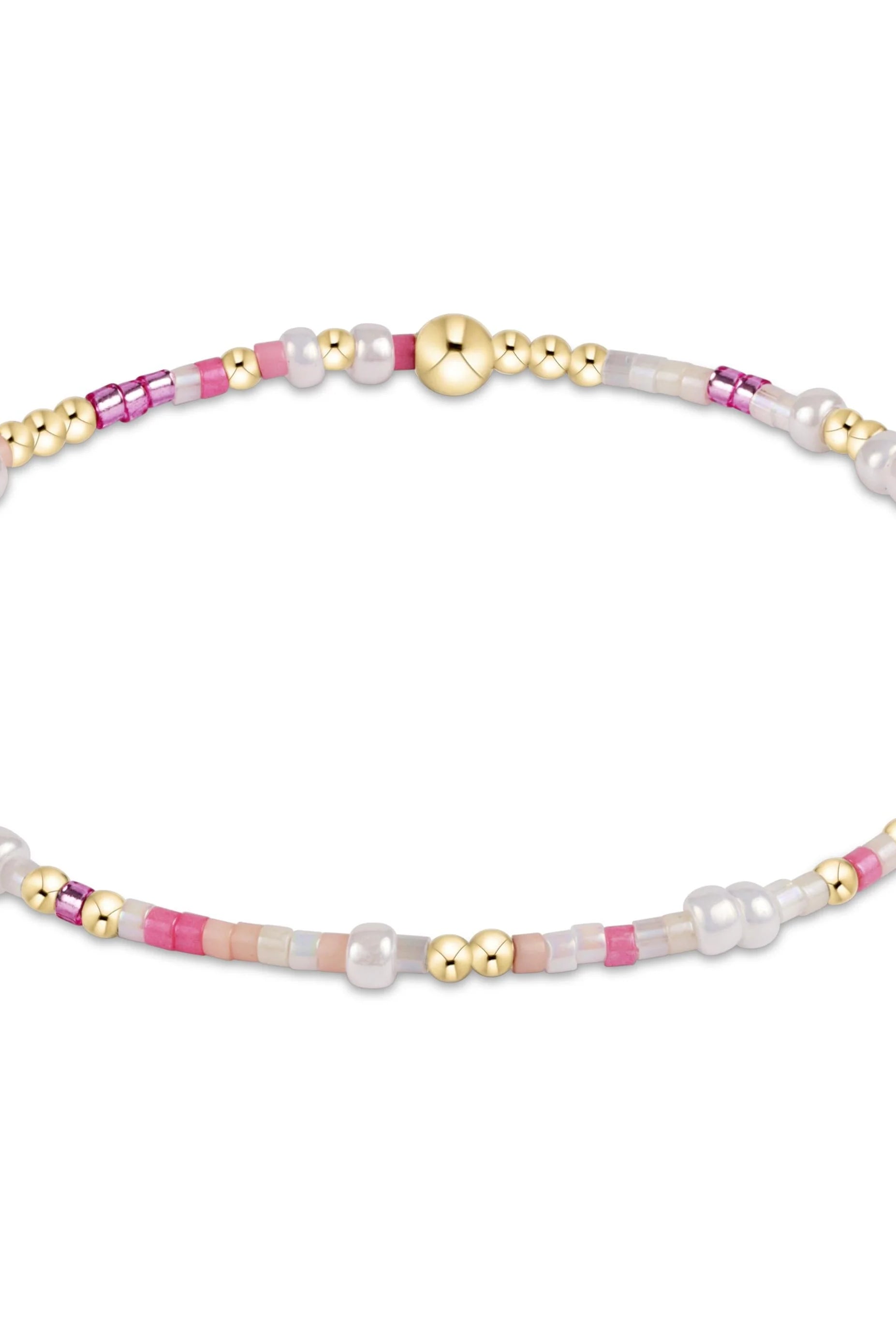 Enewton Spring Summer Hope Unwritten Bracelet with delicate chain and charm, showcasing a stylish jewelry piece for summer wear.