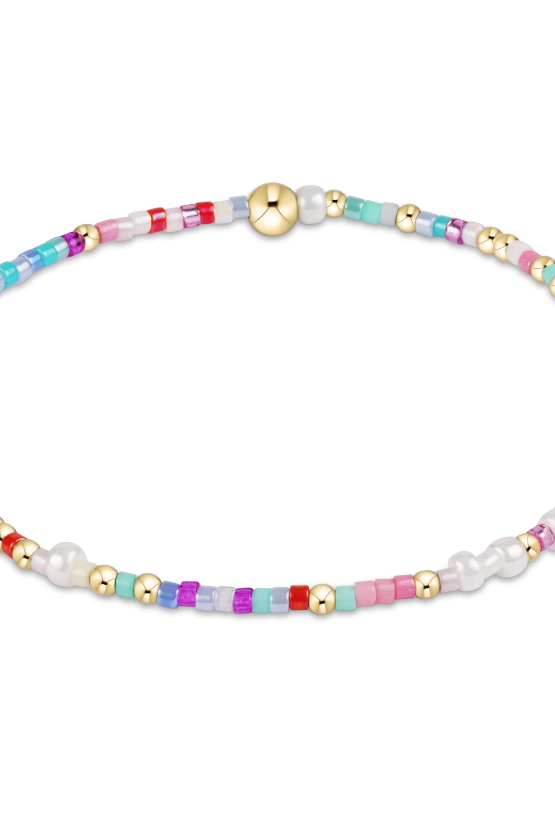 Enewton Spring Summer Hope Unwritten Bracelet with silver-tone chain and delicate charm, stylish jewelry accessory.
