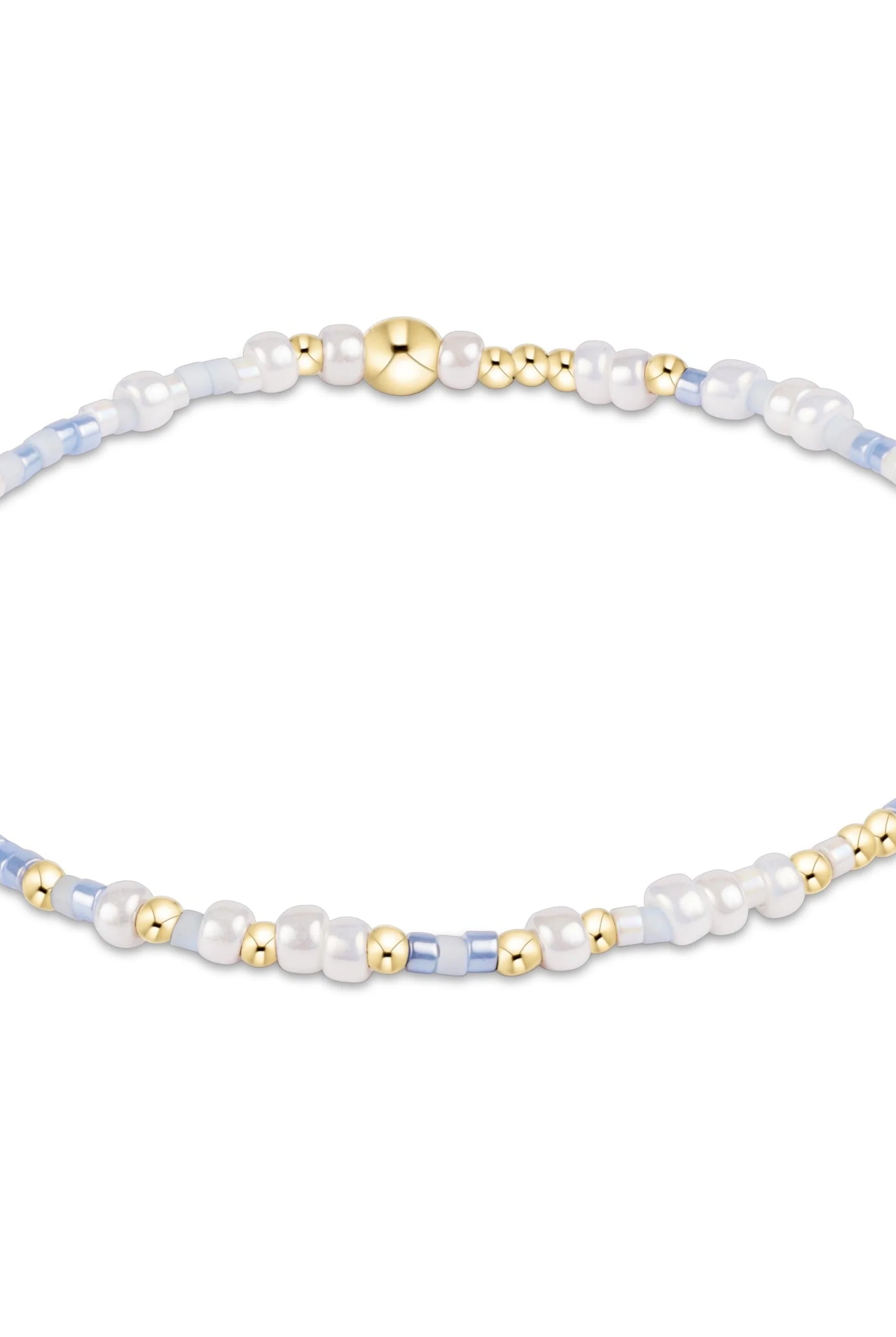 Enewton Spring Summer Hope Unwritten Bracelet featuring delicate silver chain and minimalist design, perfect for casual wear.