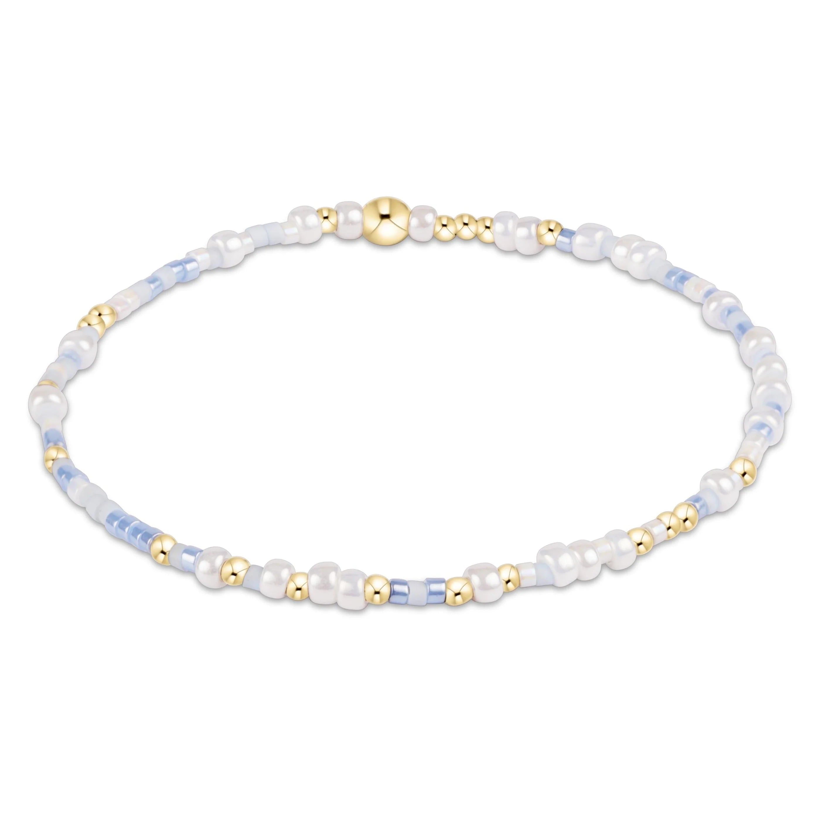 Enewton Spring Summer Hope Unwritten Bracelet featuring delicate silver chain and minimalist design, perfect for casual wear.