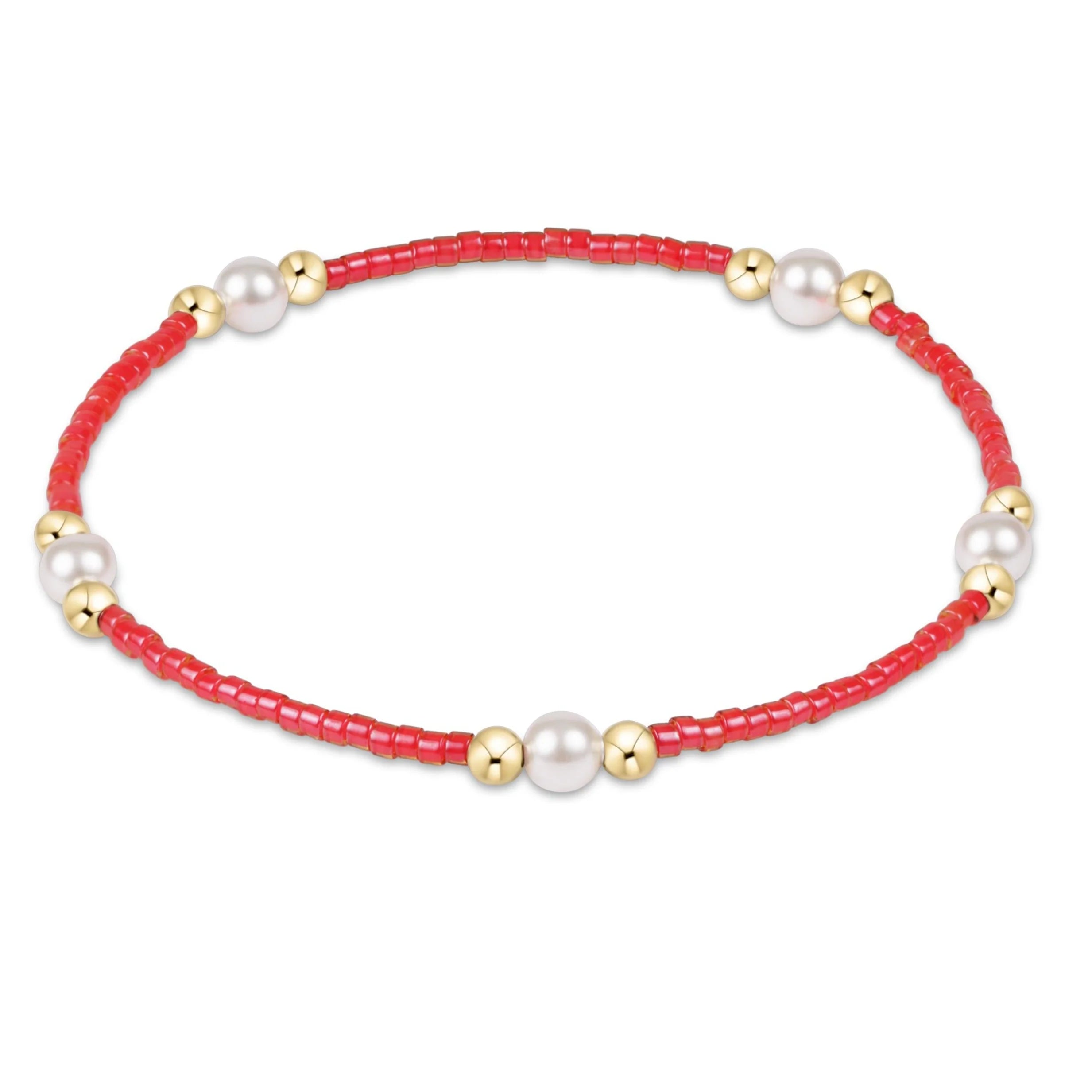 Enewton Sherbert Hope Purpose Pearl Bracelet with colorful beads and pearl accents, stylish jewelry accessory.