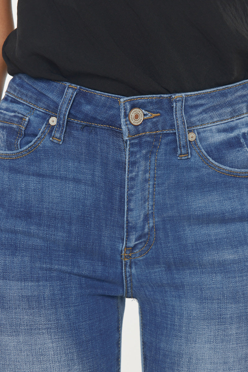 Kancan Jovana High Rise Ankle Skinny Denim Jeans - Be You Boutique