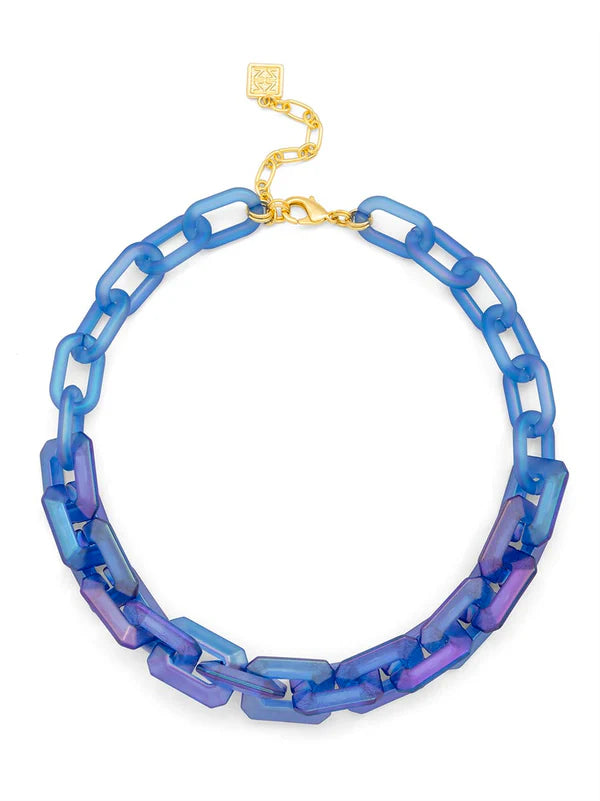 Zenzii Irene Resin Link Necklace - Be You Boutique