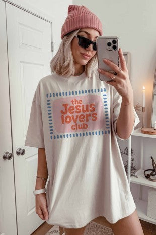 Jesus Lovers Club Graphic Tee - Be You Boutique