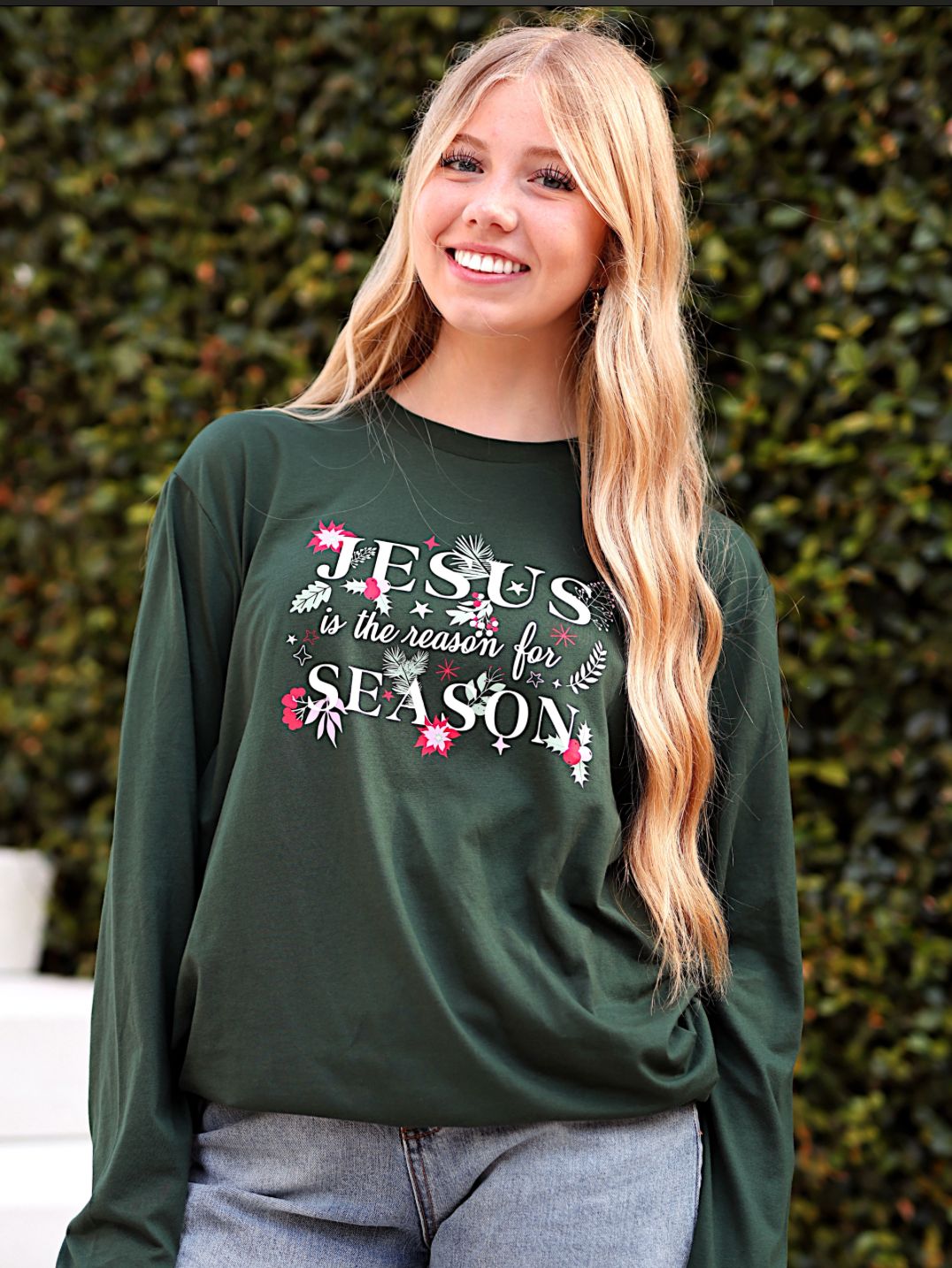 Jesus is The Reason Long Sleeve - Be You Boutique