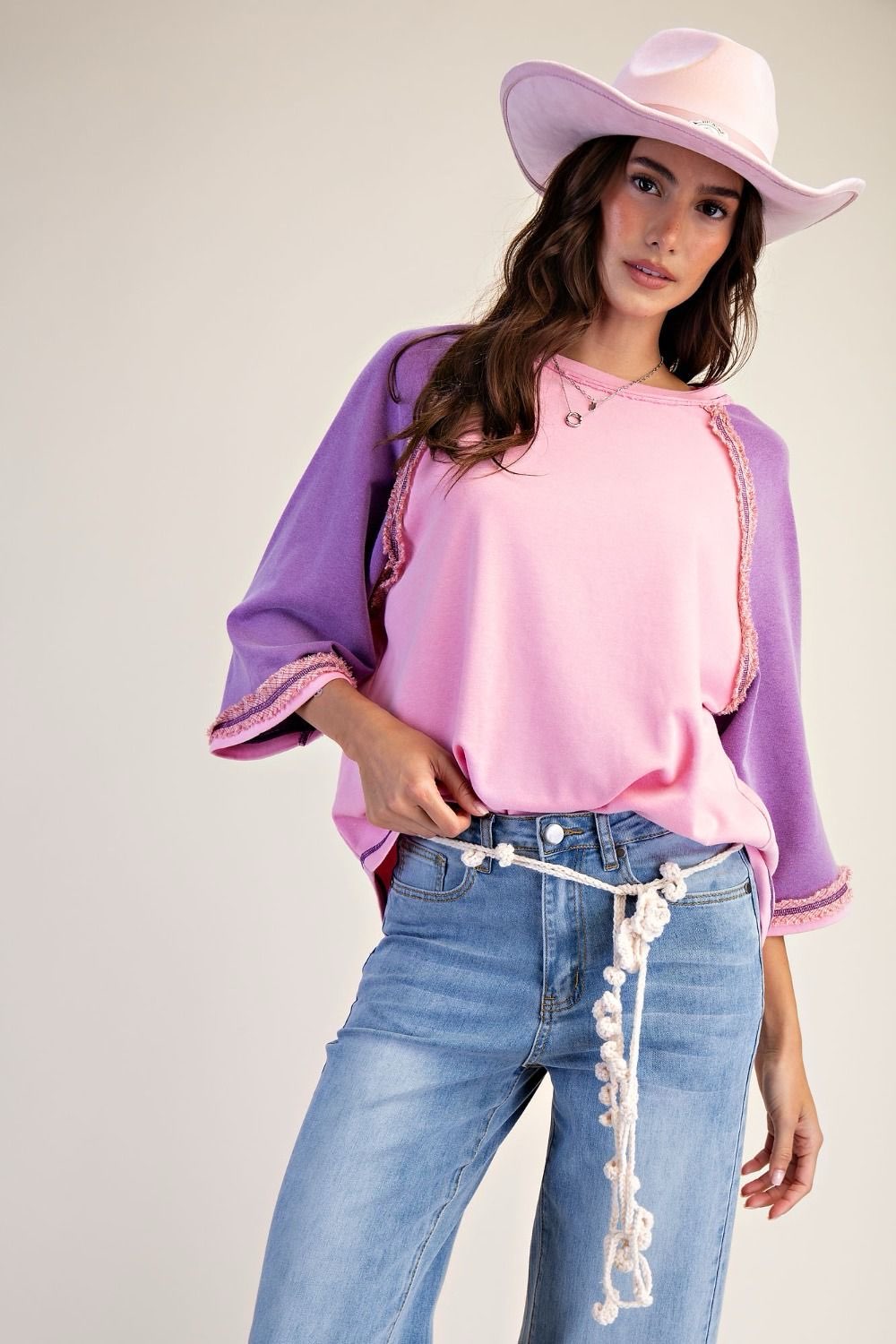 Emmie Two Toned Top - Be You Boutique