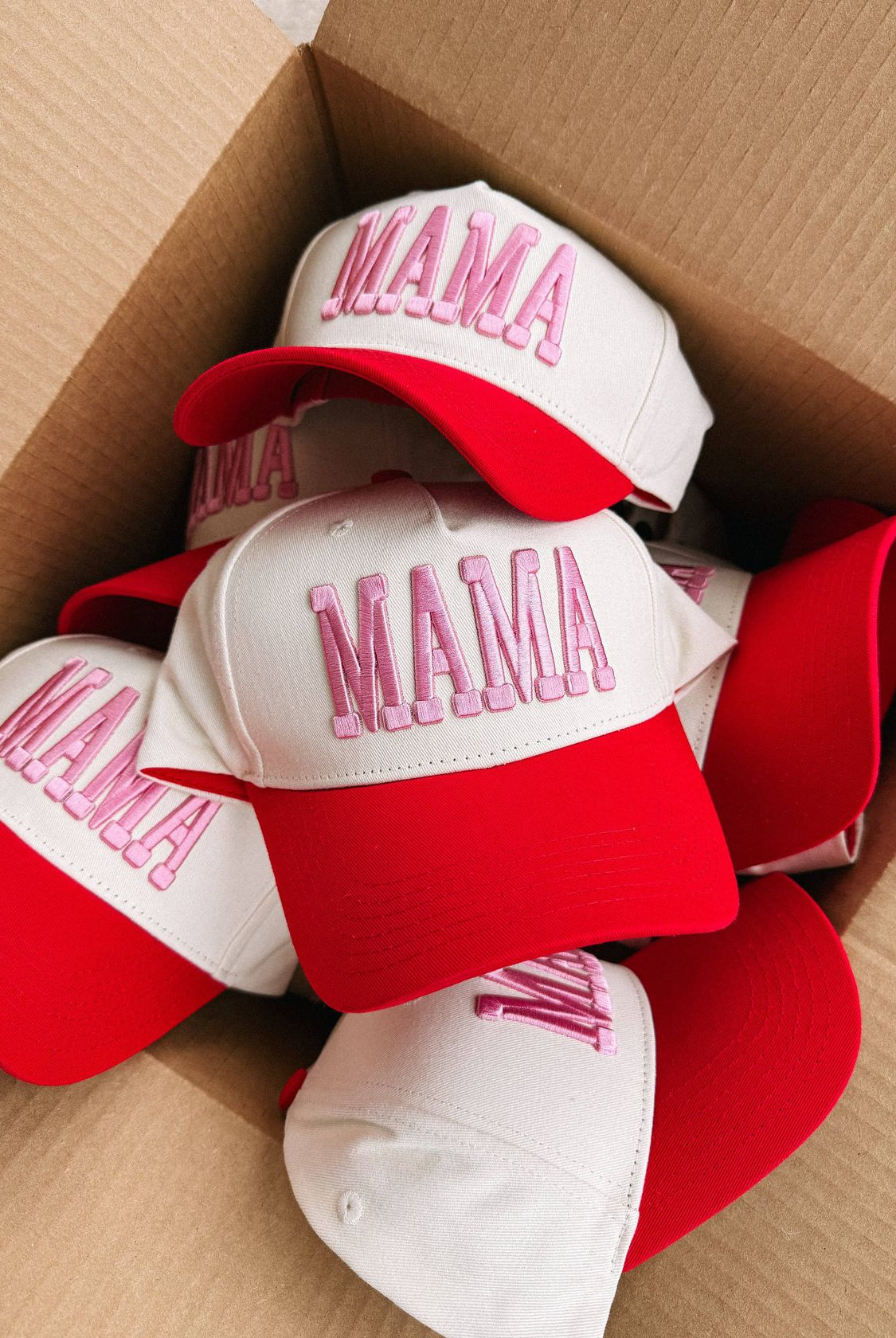 ETTA & EAST Mama Puff Trucker Hat with mesh back and structured front panel, stylish hair accessory for casual wear.