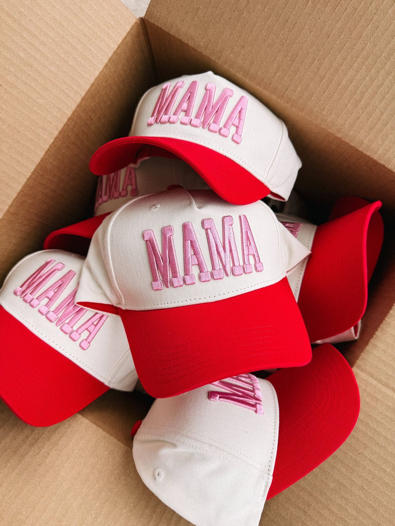 ETTA & EAST Mama Puff Trucker Hat with mesh back and structured front panel, stylish hair accessory for casual wear.