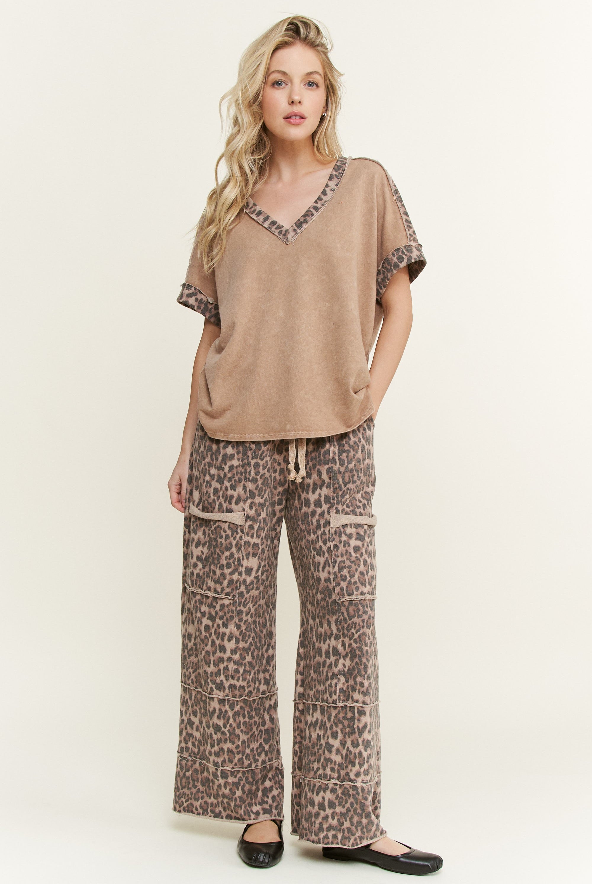 Lola Animal Printed Wide Leg Pant - Be You Boutique