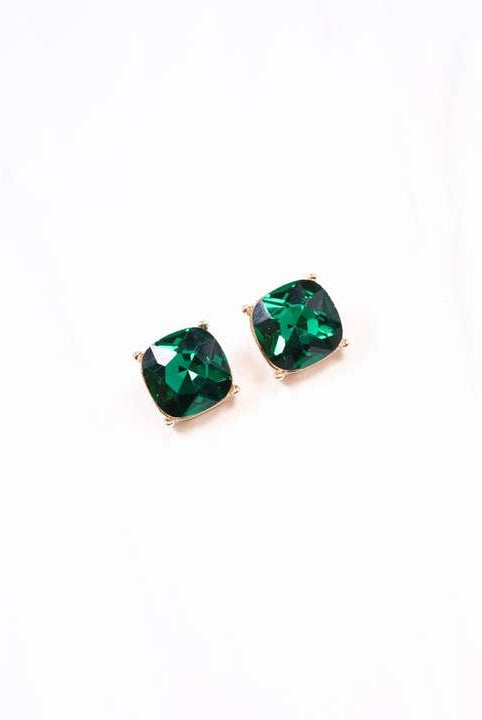Caroline Hill Julien Stone Stud Earrings (4 colors) - Be You Boutique