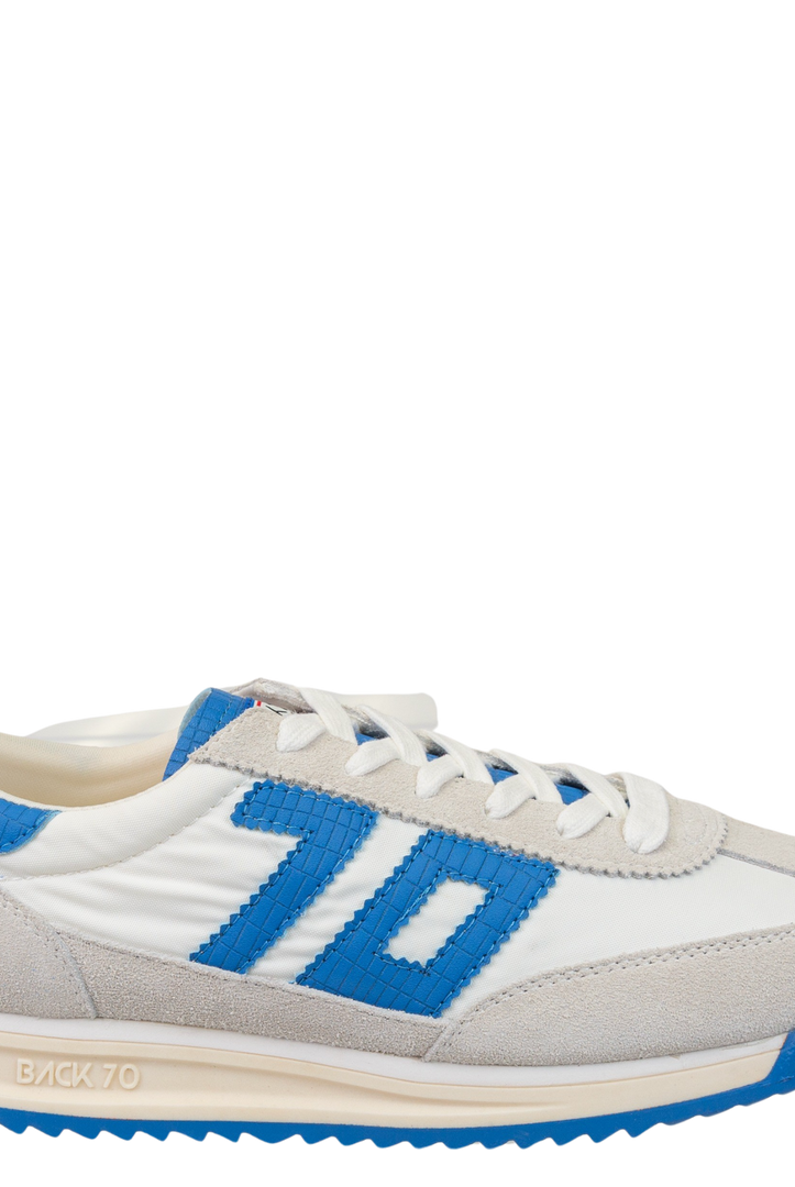 BACK70 Barkley Jogger Sneakers White French Blue - Be You Boutique
