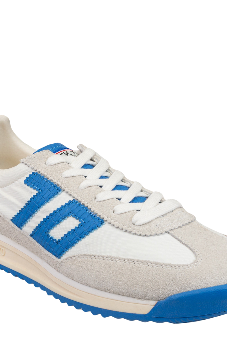 BACK70 Barkley Jogger Sneakers White French Blue - Be You Boutique