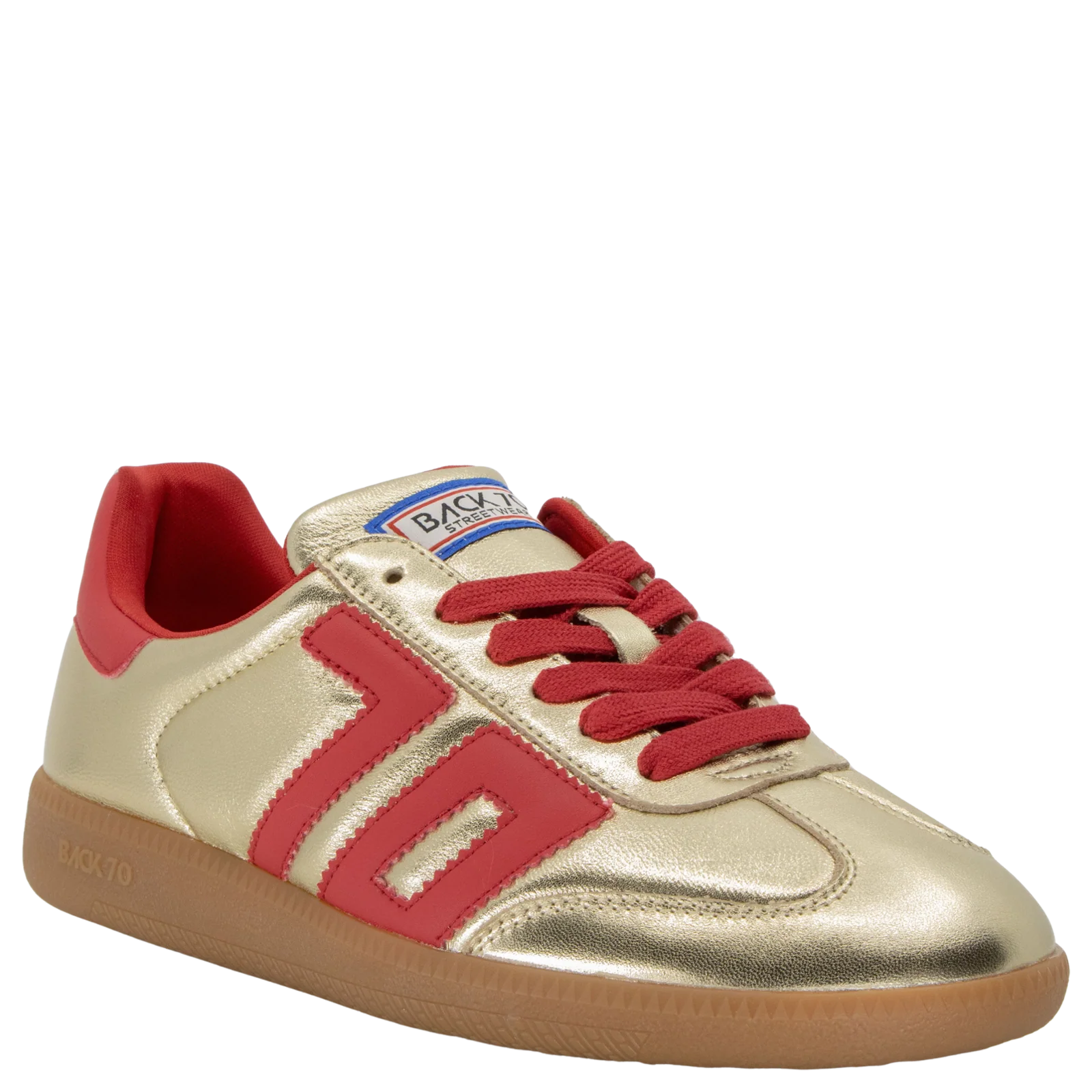 BACK70 Cloud Sneakers in Gold Red - Be You Boutique