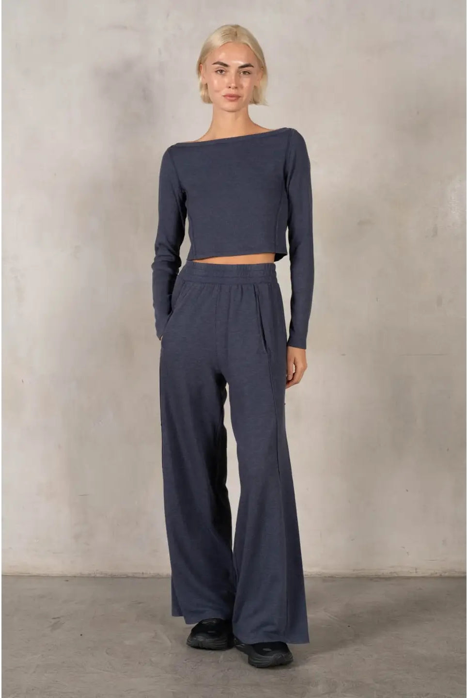 Jocelyn Ribbed Wide Leg Pant Set - Be You Boutique