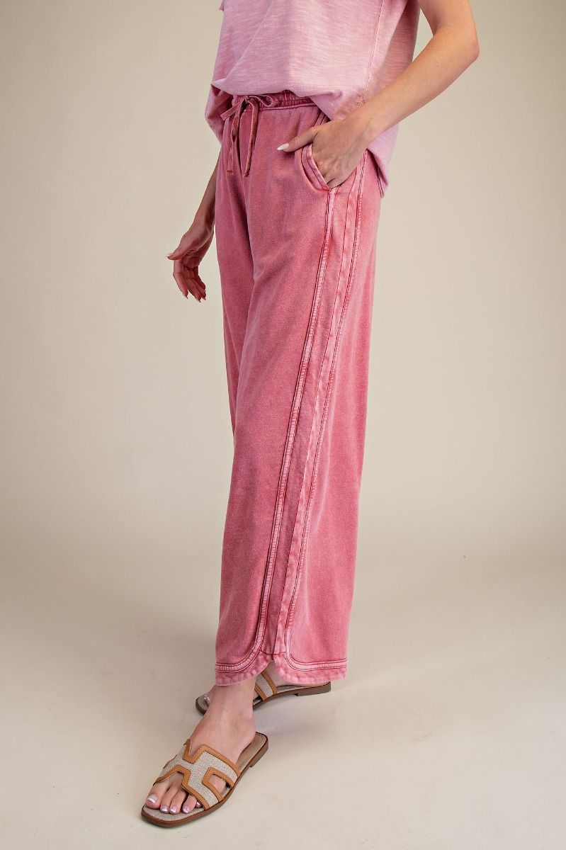 Cooper Washed Terry Knit Pant - Be You Boutique