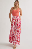 Albert Printed High Waist Wide Leg Pants - Be You Boutique