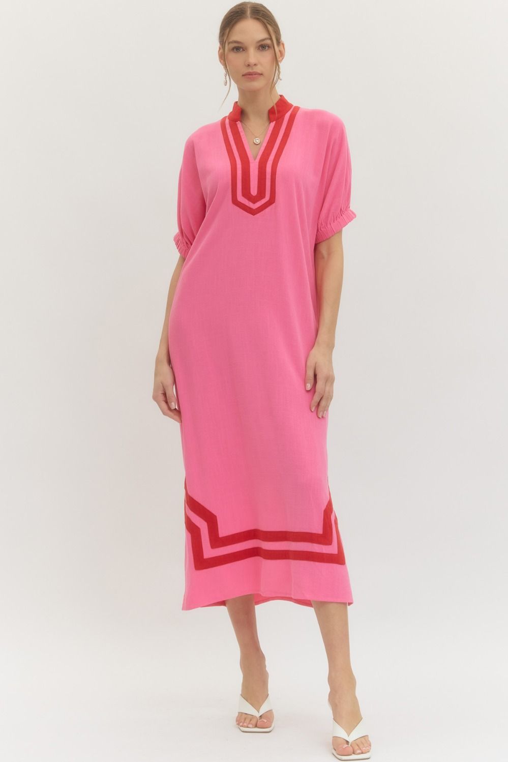 Pamela Raglan Sleeve Midi Dress - Be You Boutique