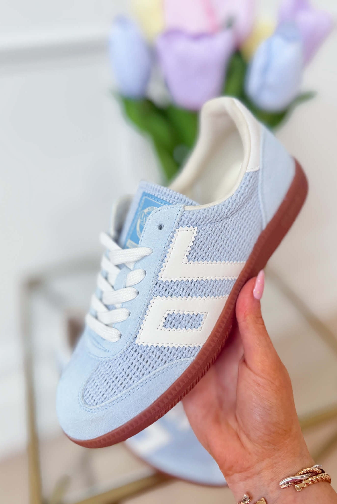 BACK 70 Ghost Sneakers in Sky Blue, 205 Sneakers style, featuring a sleek design and vibrant blue color.