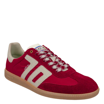 Red Milk BACK70 Ghost Sneakers, 205 Sneakers style, featuring a sleek design and vibrant red color, displayed on a white background.