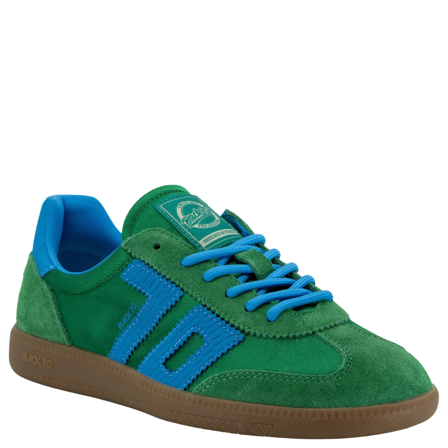 BACK70 Ghost Sneakers in Emerald/Blue - Be You Boutique