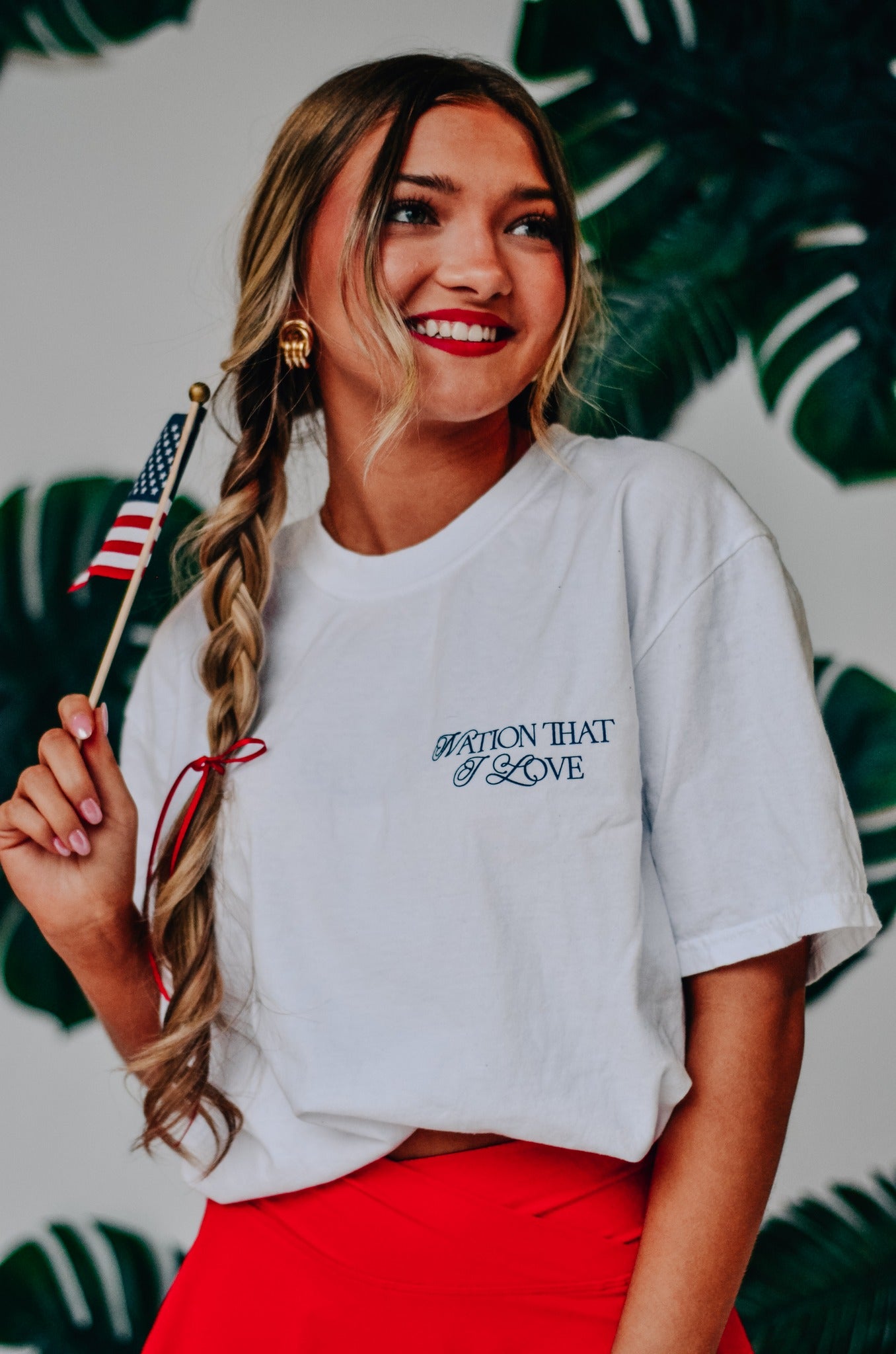 America The Bowtiful Comfort Color Graphic Tee - Be You Boutique