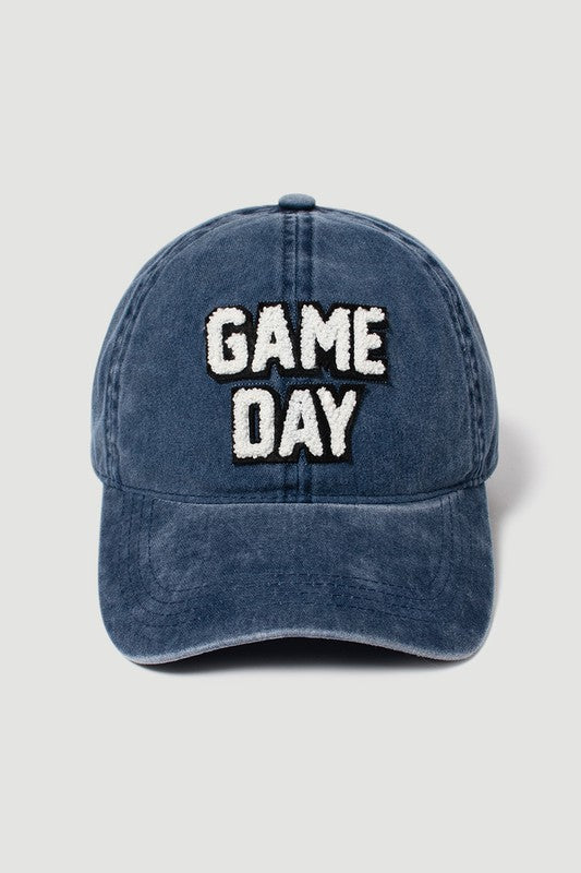 Game Day Sherpa Lettered Baseball Cap - Be You Boutique