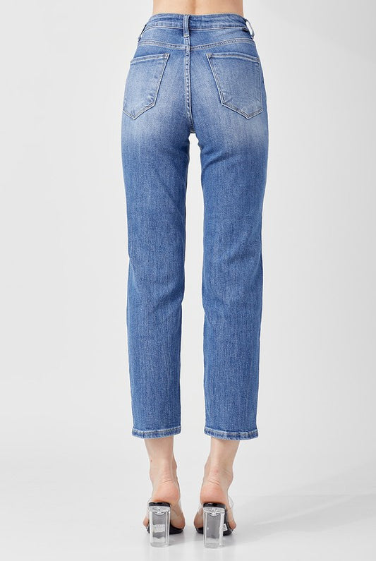 Risen Kendra High Rise Distressed Relaxed Jeans - Be You Boutique