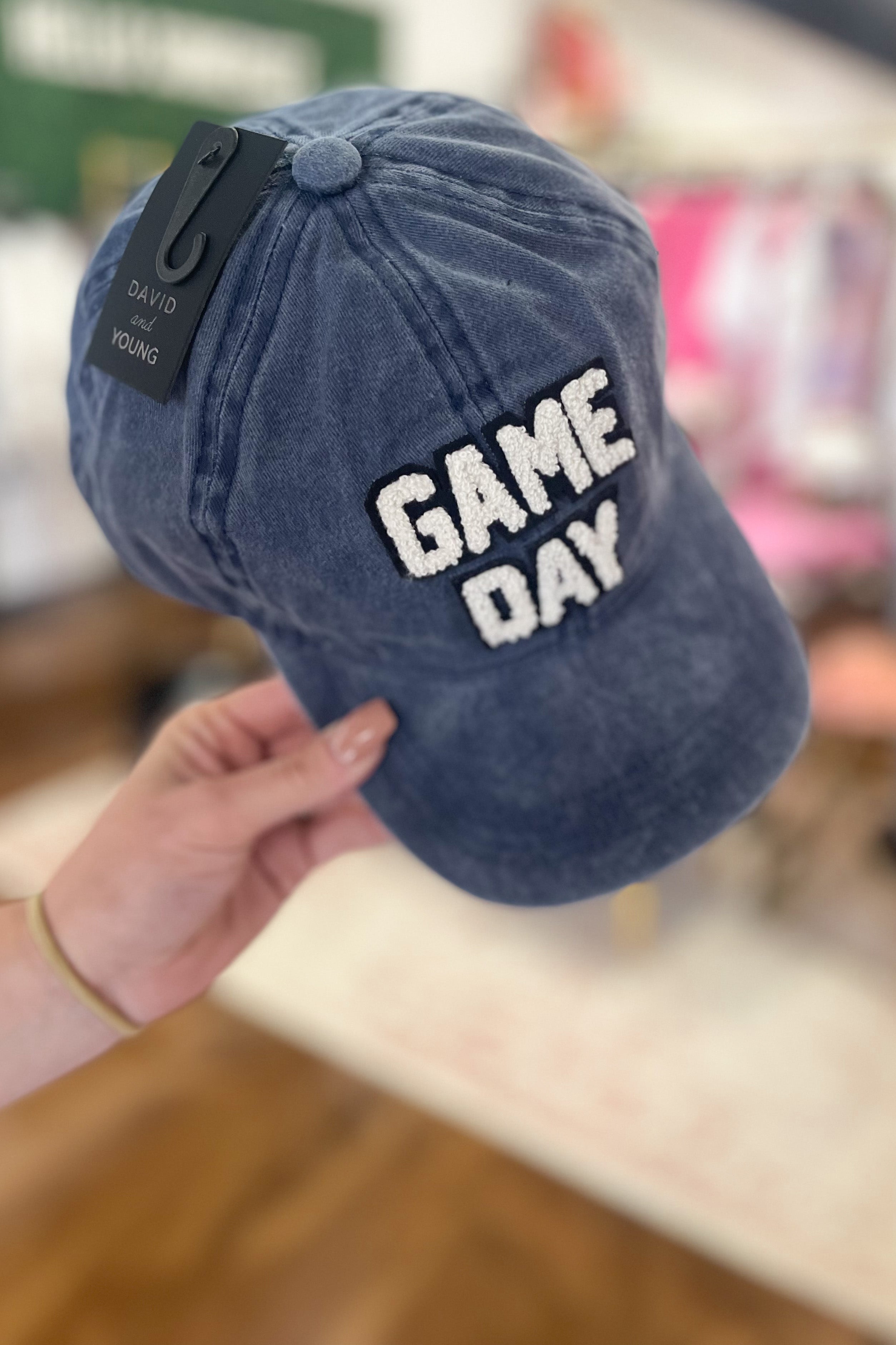 Game Day Sherpa Lettered Baseball Cap - Be You Boutique