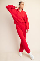 Selena Scuba Luxe Pullover and Pant Set - waiting on bottoms - Be You Boutique