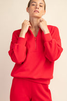 Selena Scuba Luxe Pullover and Pant Set - waiting on bottoms - Be You Boutique