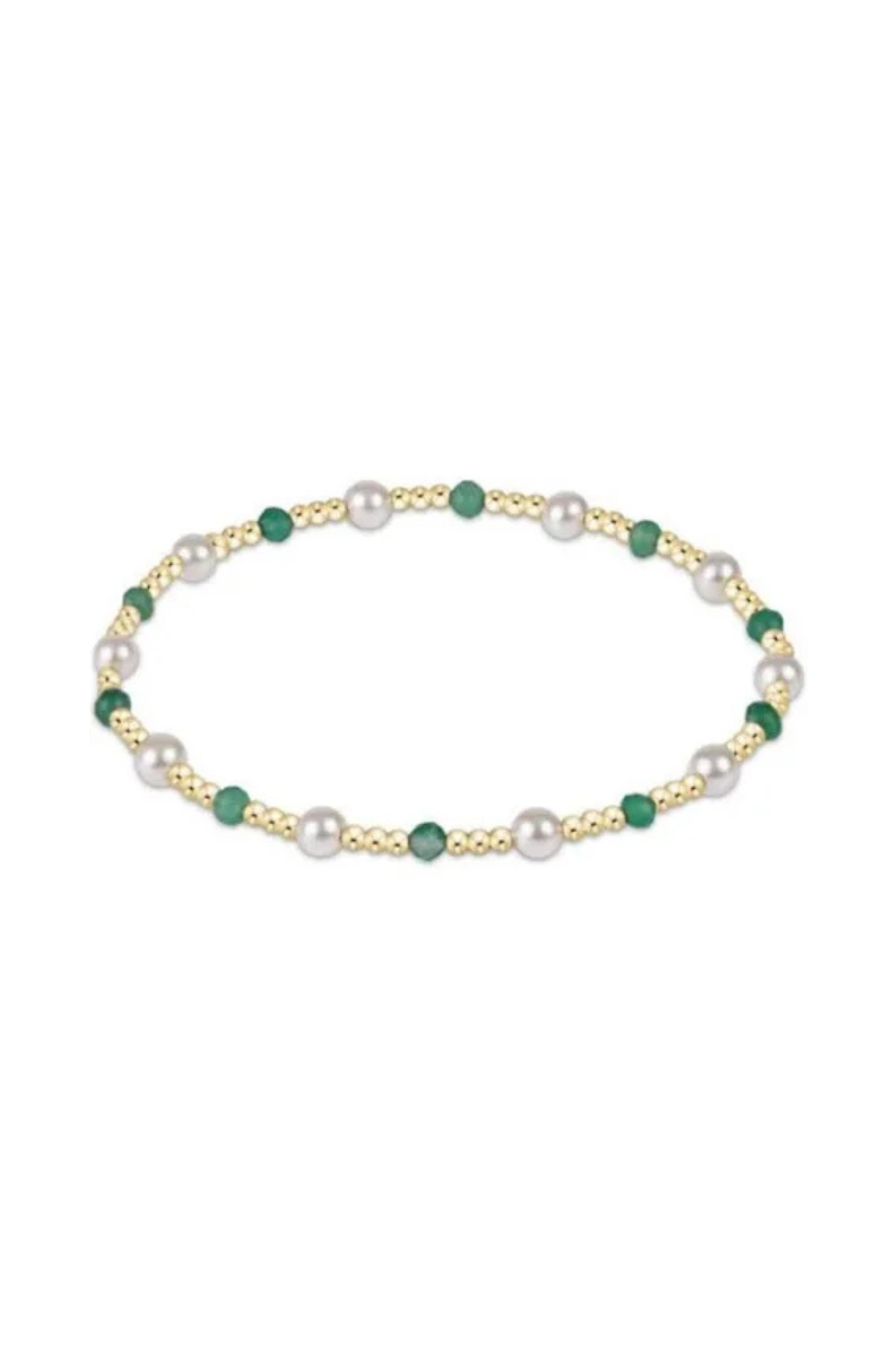 Enewton Green Onyx 4mm Pearl Sincerity Bracelet - Be You Boutique
