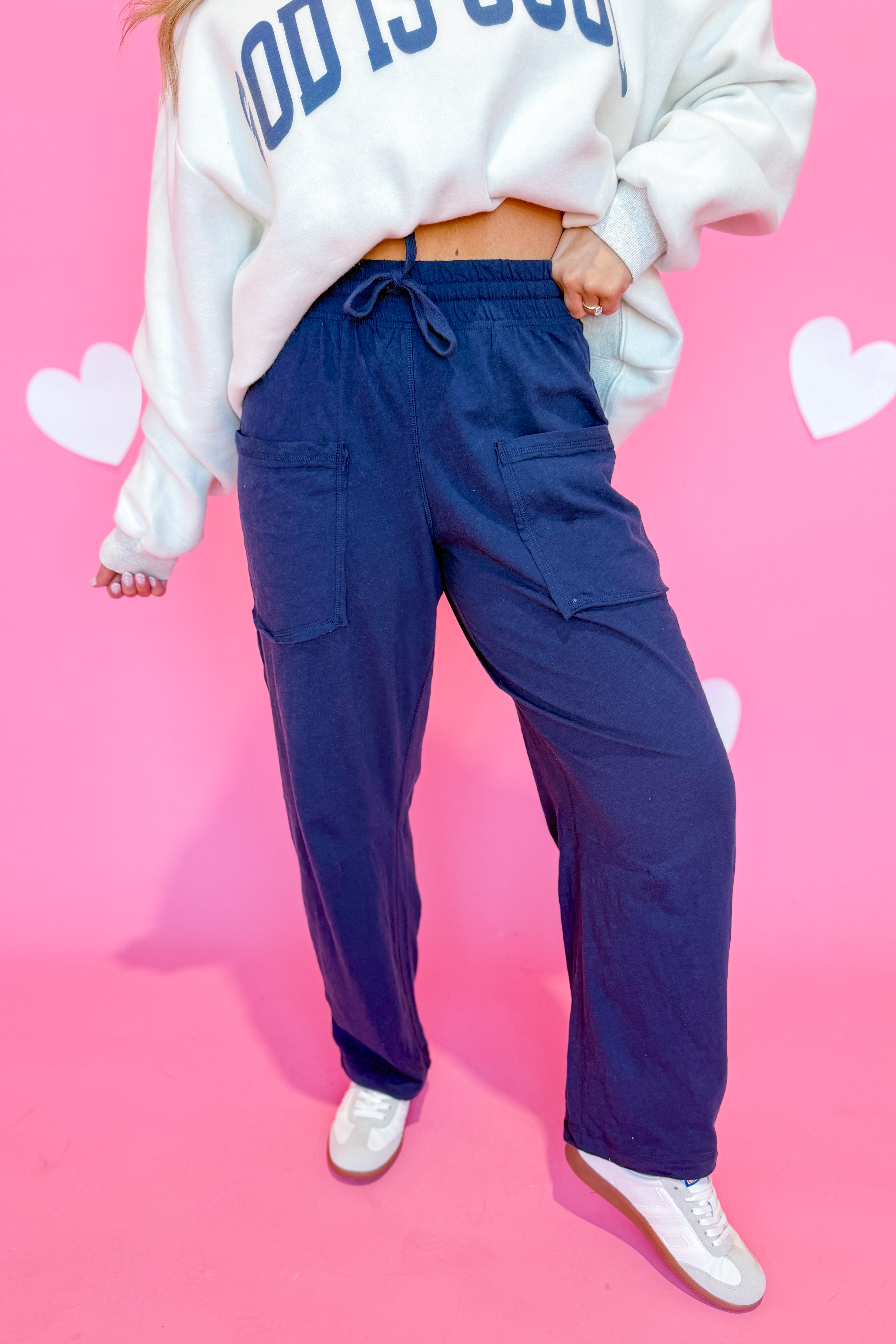 Bella Cotton Barrel Pant - Be You Boutique