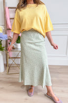 Tammy Ditsy Floral Midi Skirt - Be You Boutique