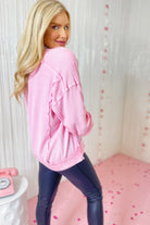 Malibu Thermal Knit Mineral Washed Long Sleeve Top - Be You Boutique