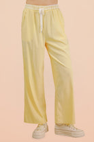 Very J Nate lace trim detailed pants, 156 pants style, featuring intricate lace accents and a tailored fit.