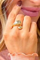 Caroline Hill Novara adjustable ring from 222 Other Jewelry collection, featuring a sleek, modern design and a polished finish.