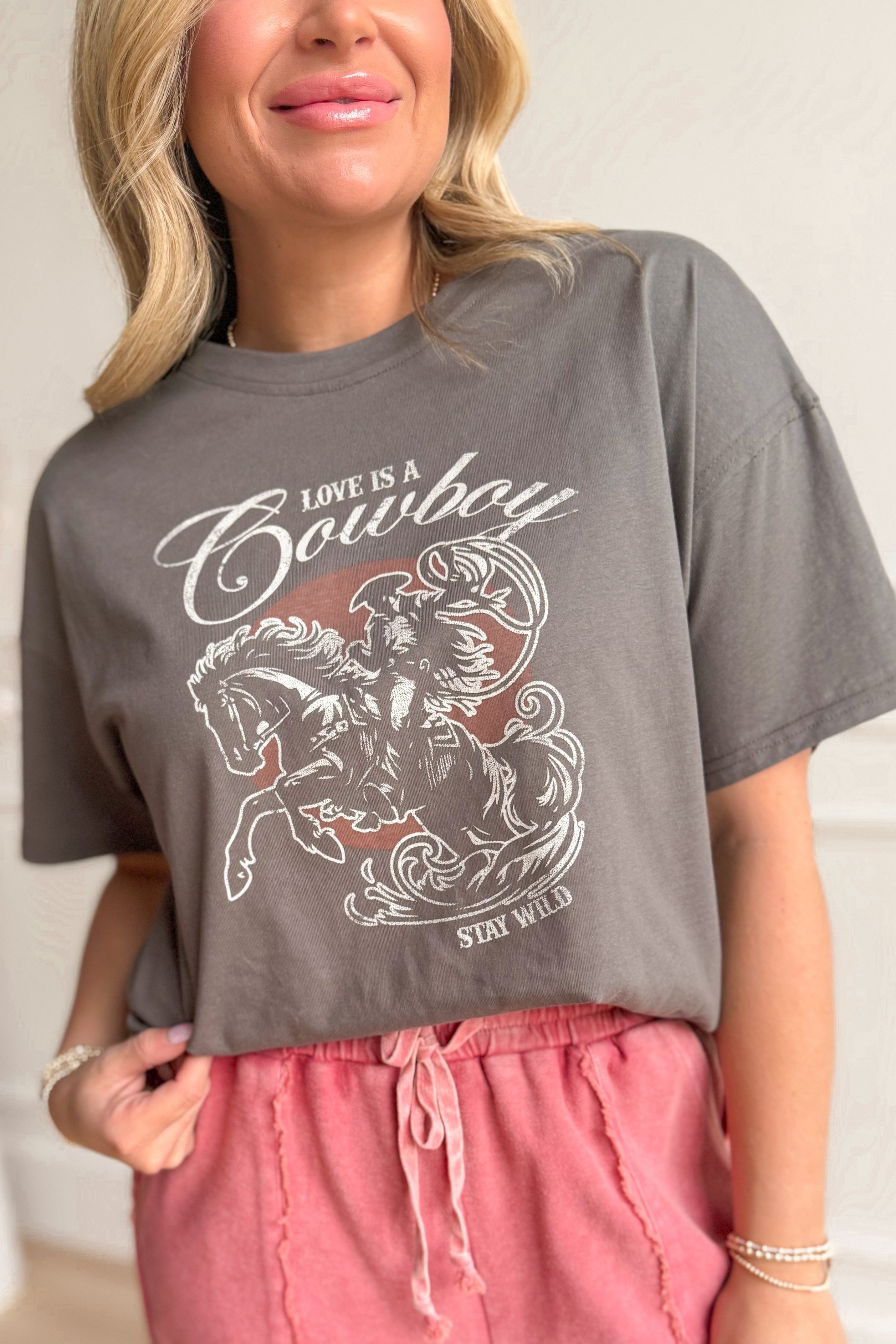 Chase Oversized Graphic T Shirt - Be You Boutique