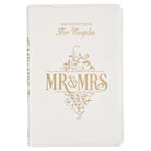 Devotional for Mr. and Mrs. White in faux leather cover, a 307 Home Accessories item by THE DAILY GRACE CO.