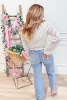 Tony Crochet Open Knit Sweater - Be You Boutique