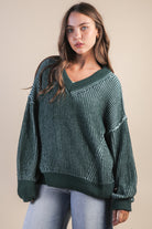 Lucy Two Toned Knit Top - Be You Boutique
